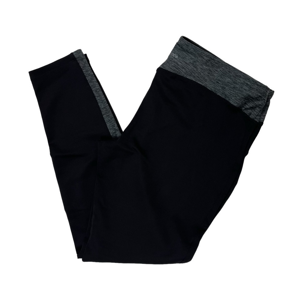 New Balance Active Yoga Leggings Black Gray Size XL